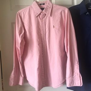 Ralph Lauren Pink button down polo